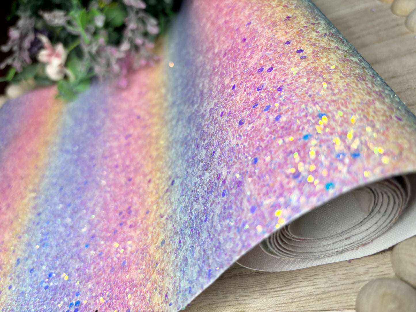 chunky glitter -Cotton Candy