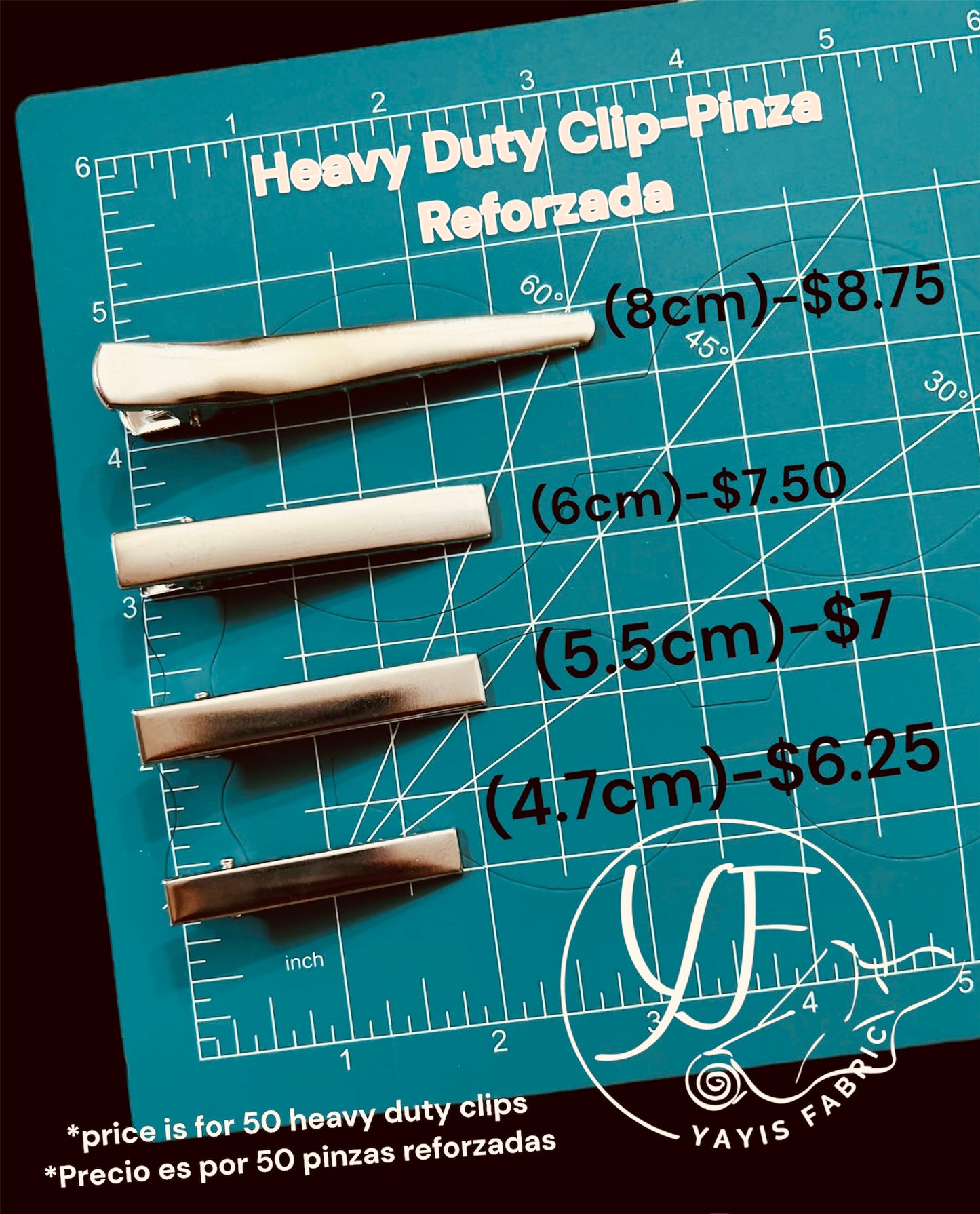 Silver Heavy Duty Clip