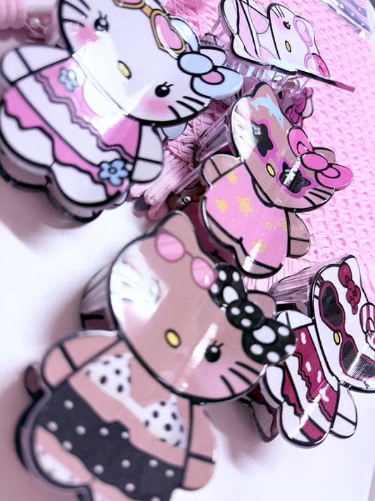 Kitty hair claw clip