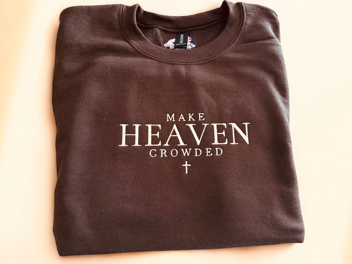 Embroidered Make Heaven Crowded sweater