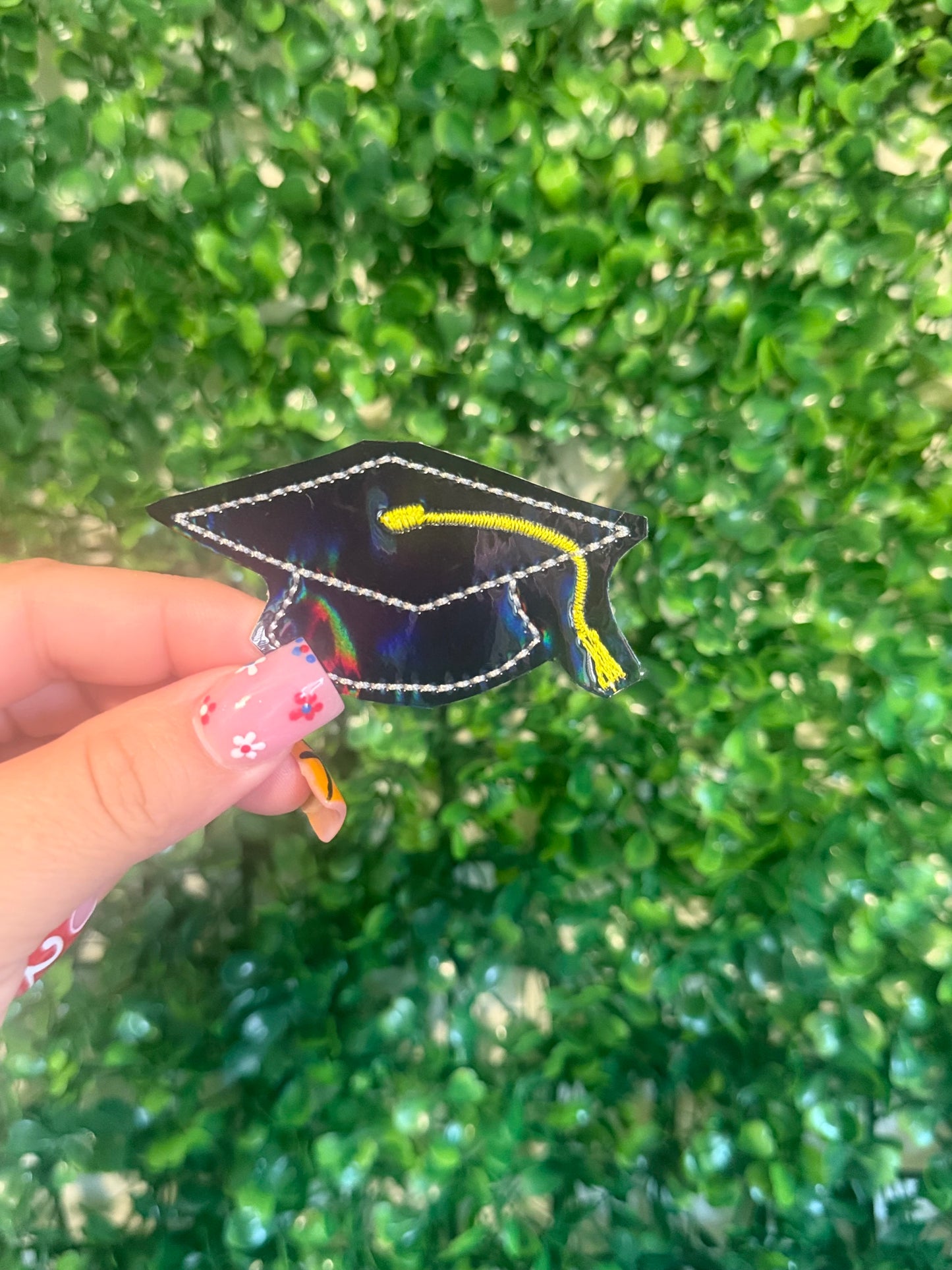 Graduation theme-Ribbon grosgrain- Cap feltie