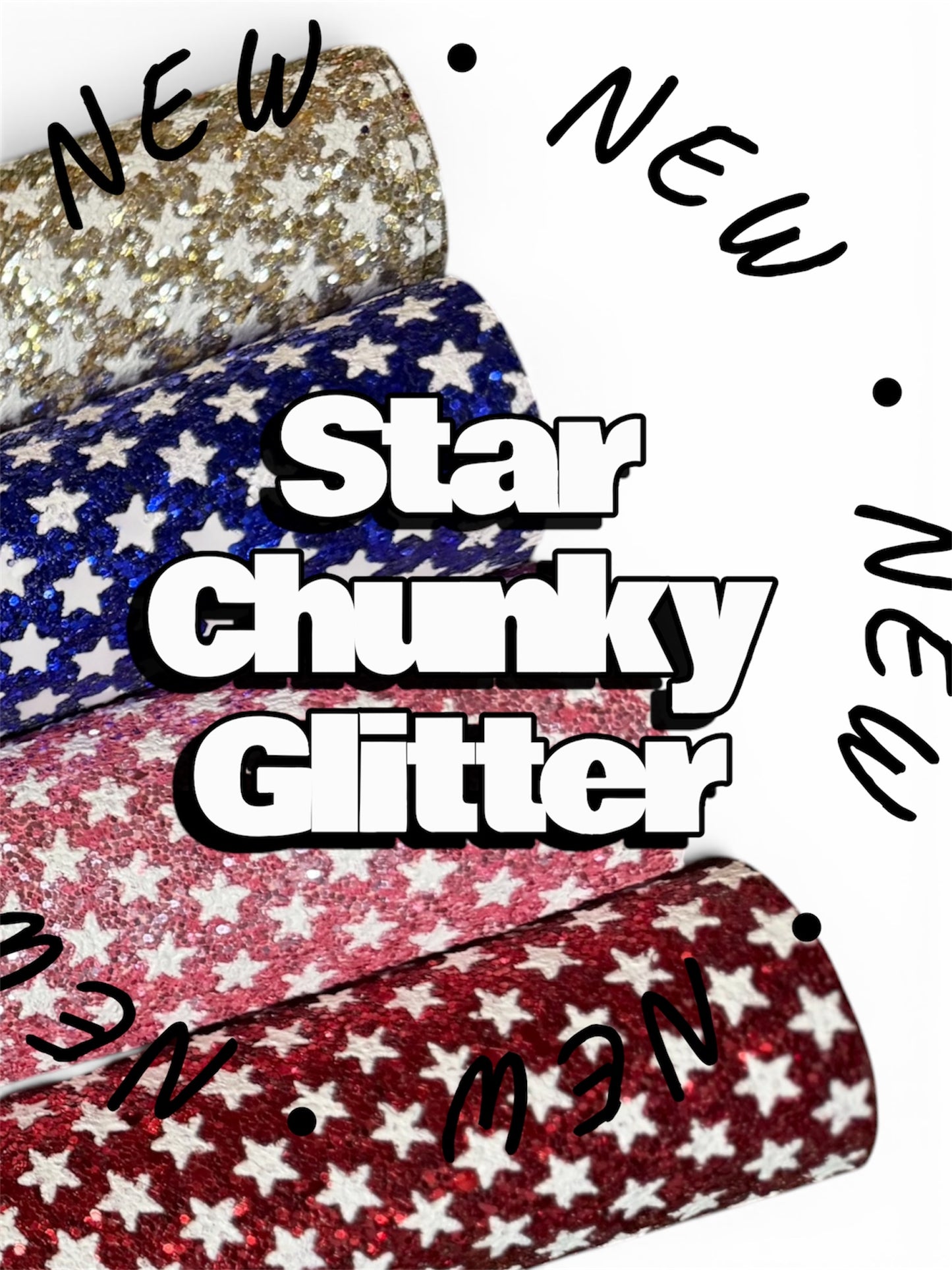 Star Chunky Glitter