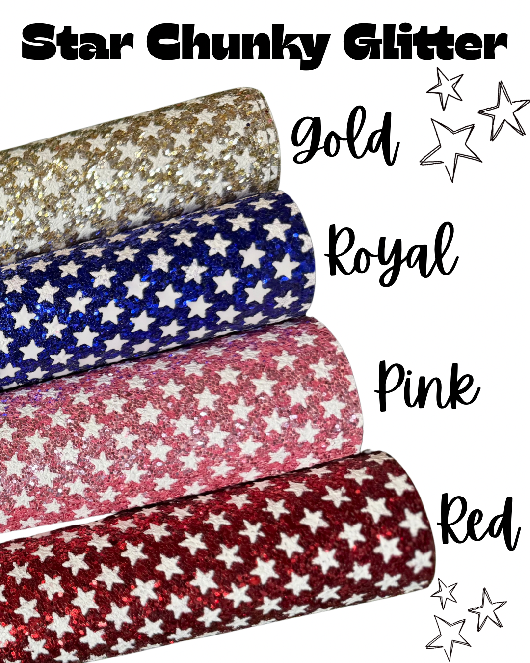 Star Chunky Glitter