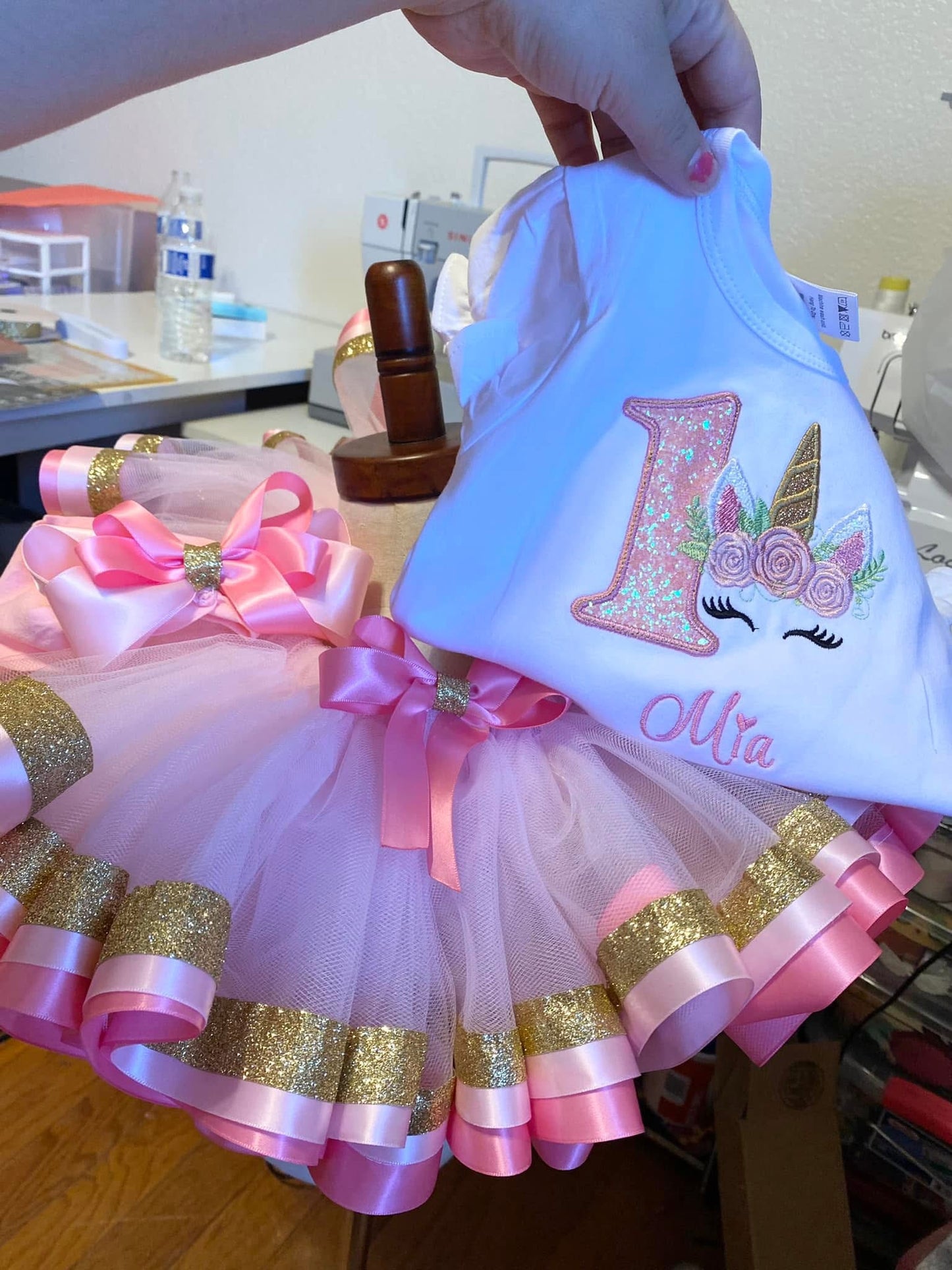 ✨ Unicorn Custom Handmade Tutu Set ✨