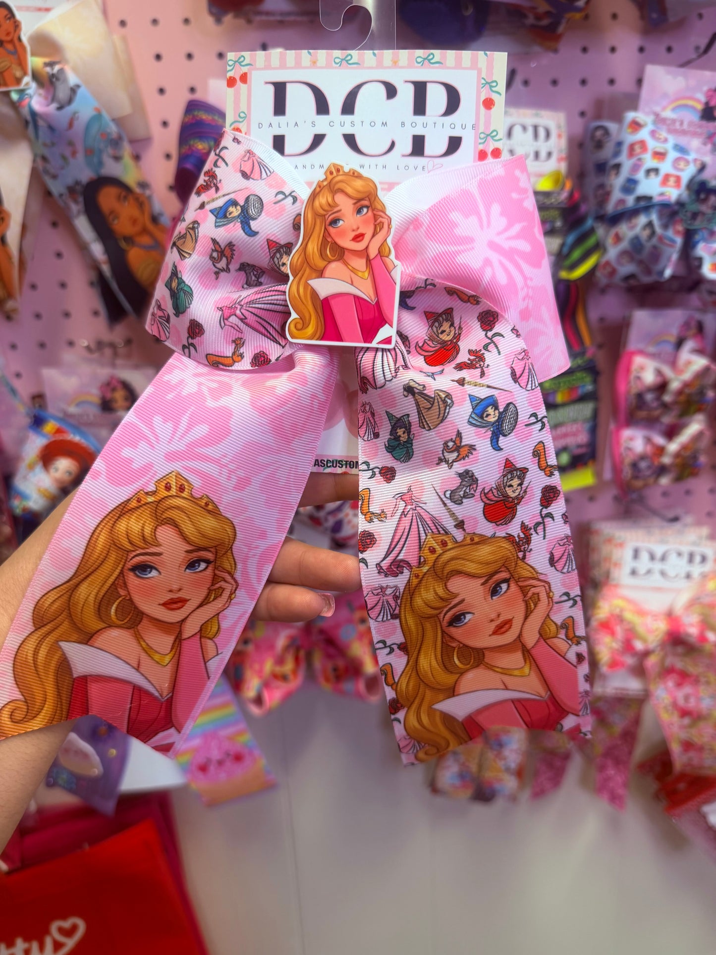 Magical Princess theme cheer bows