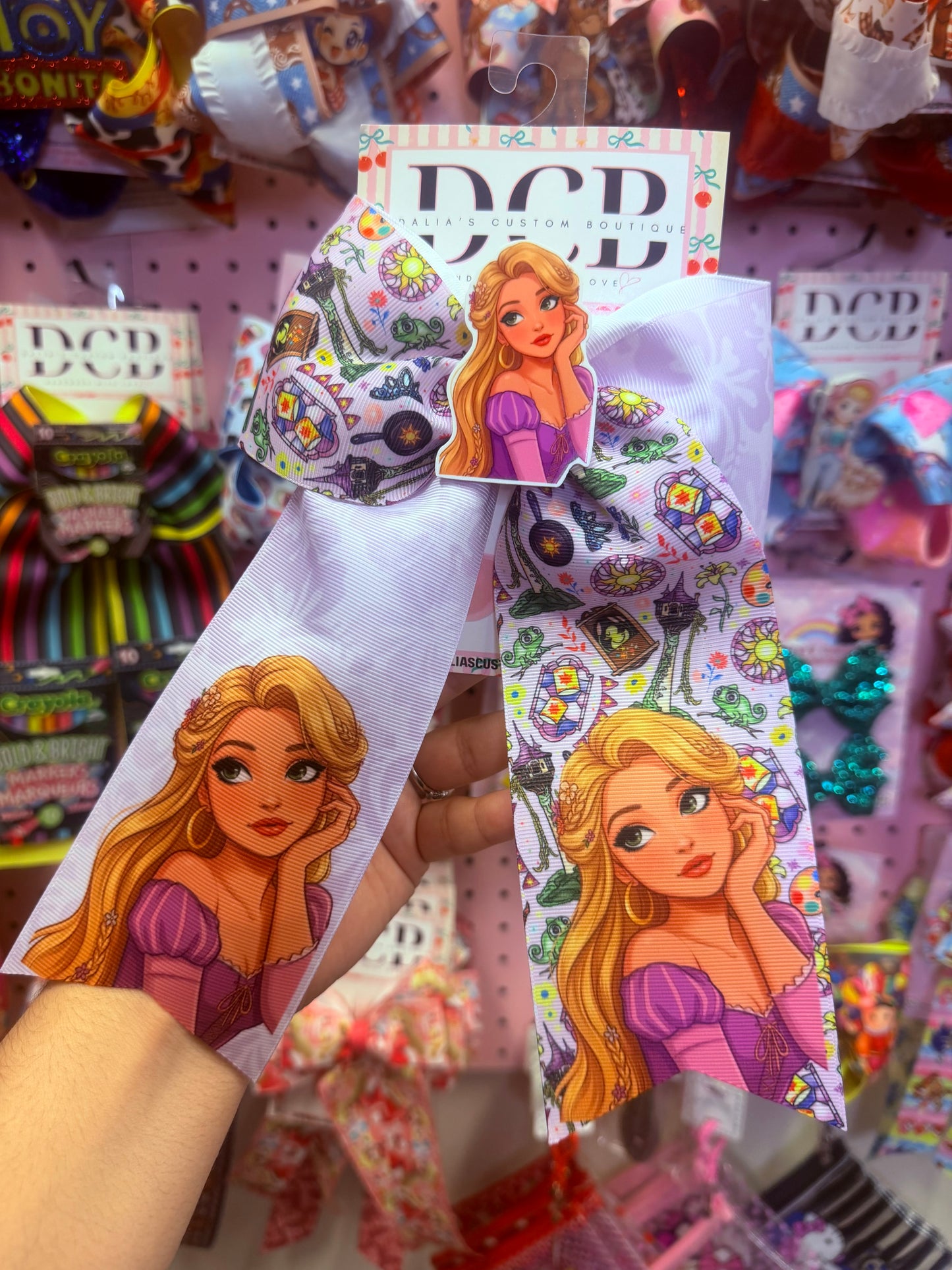 Magical Princess theme cheer bows
