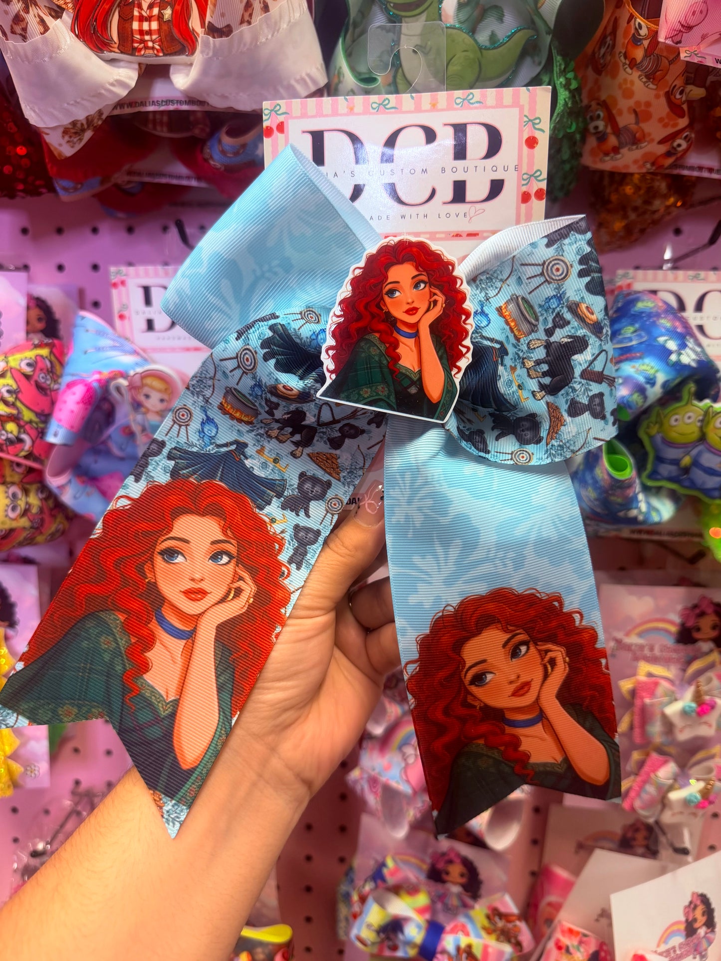 Magical Princess theme cheer bows