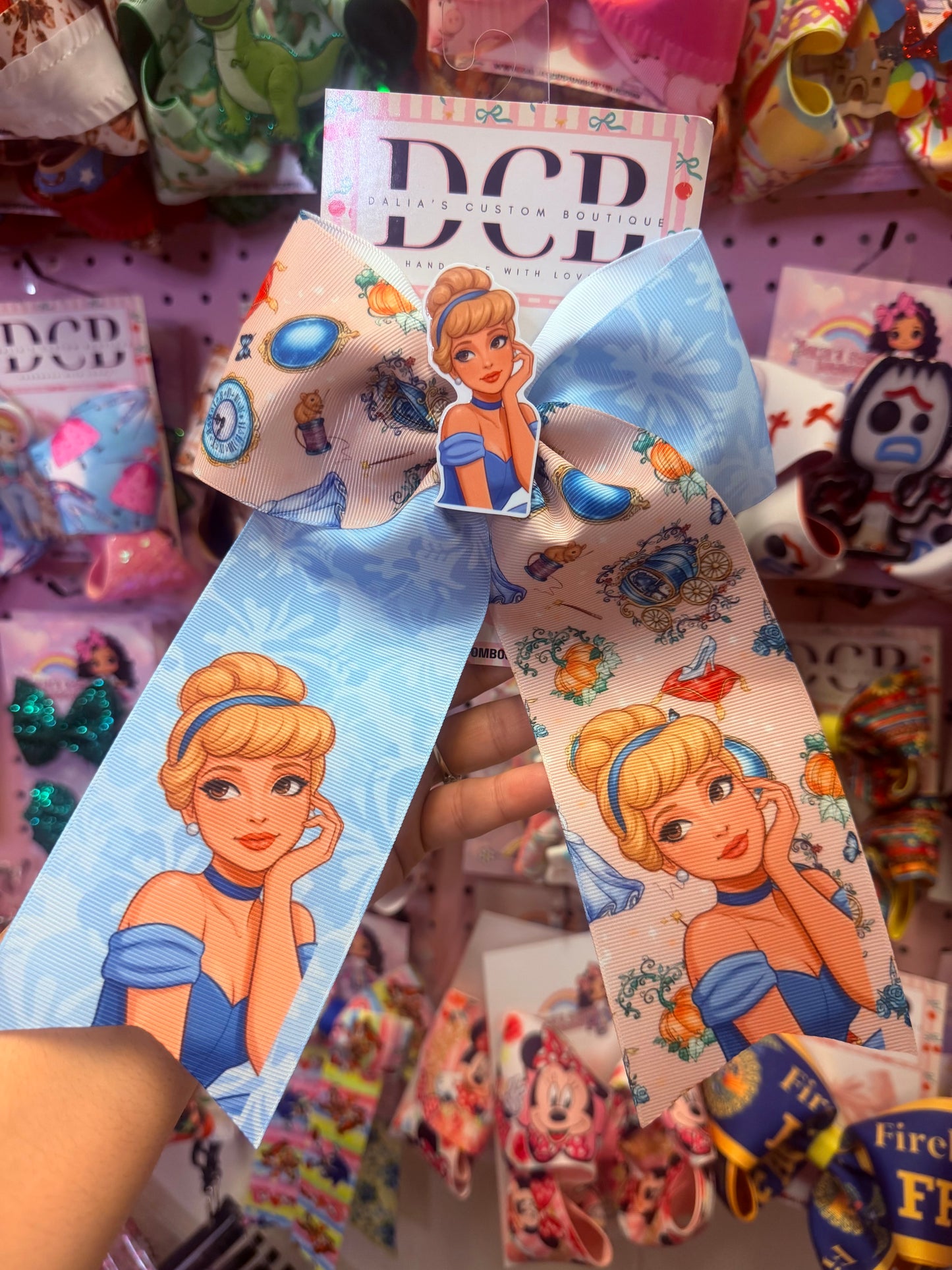 Magical Princess theme cheer bows