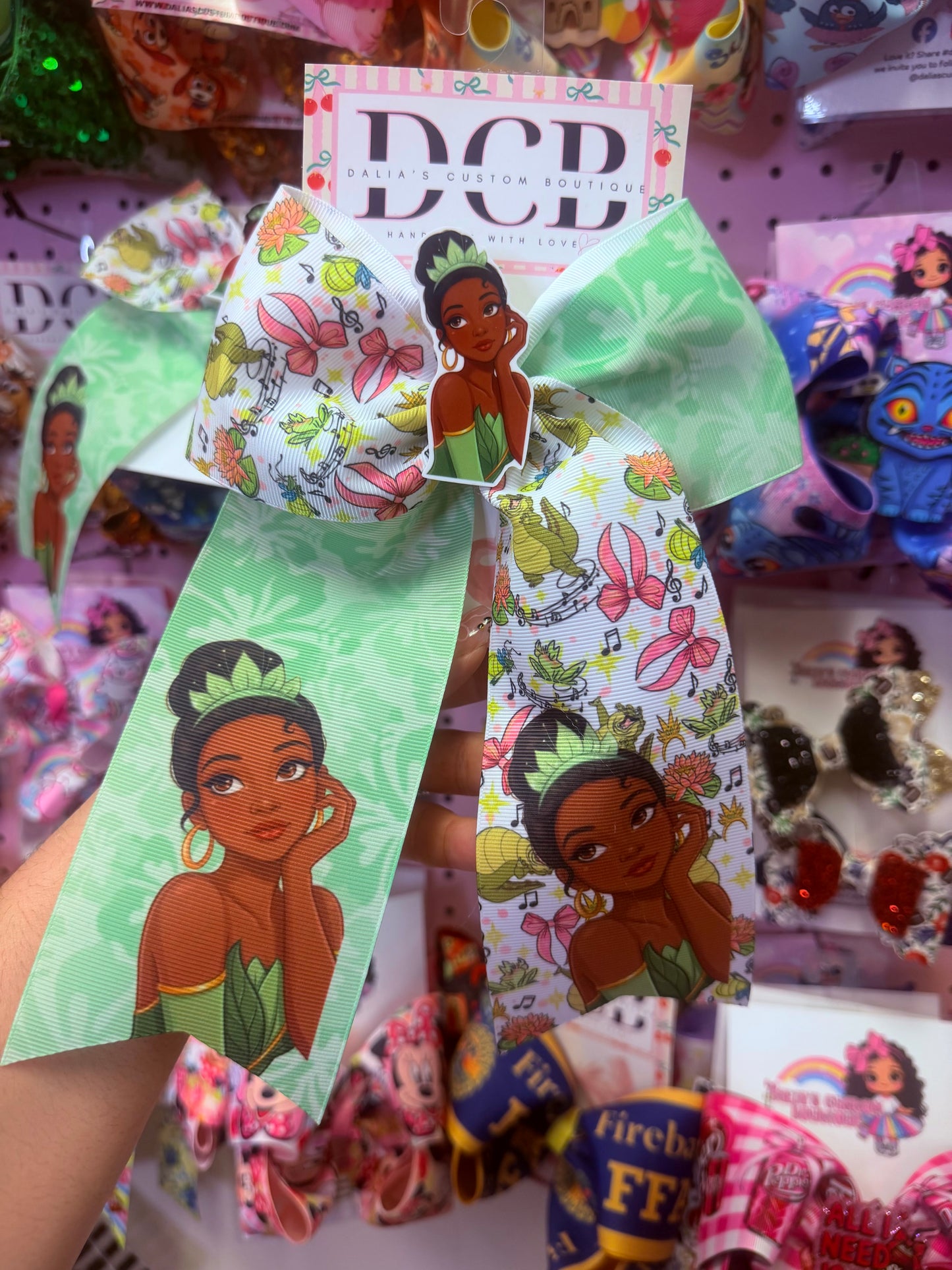 Magical Princess theme cheer bows