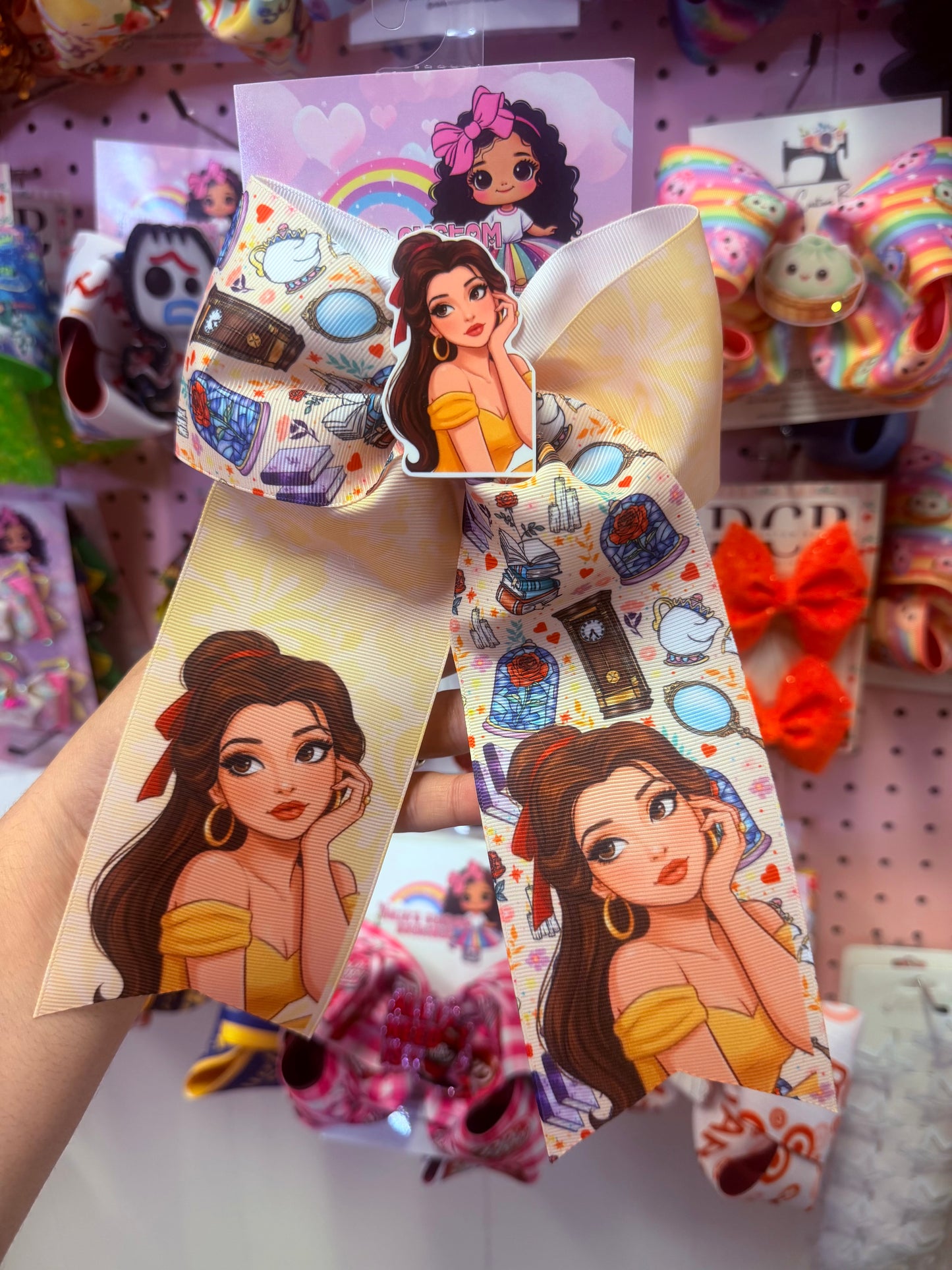 Magical Princess theme cheer bows