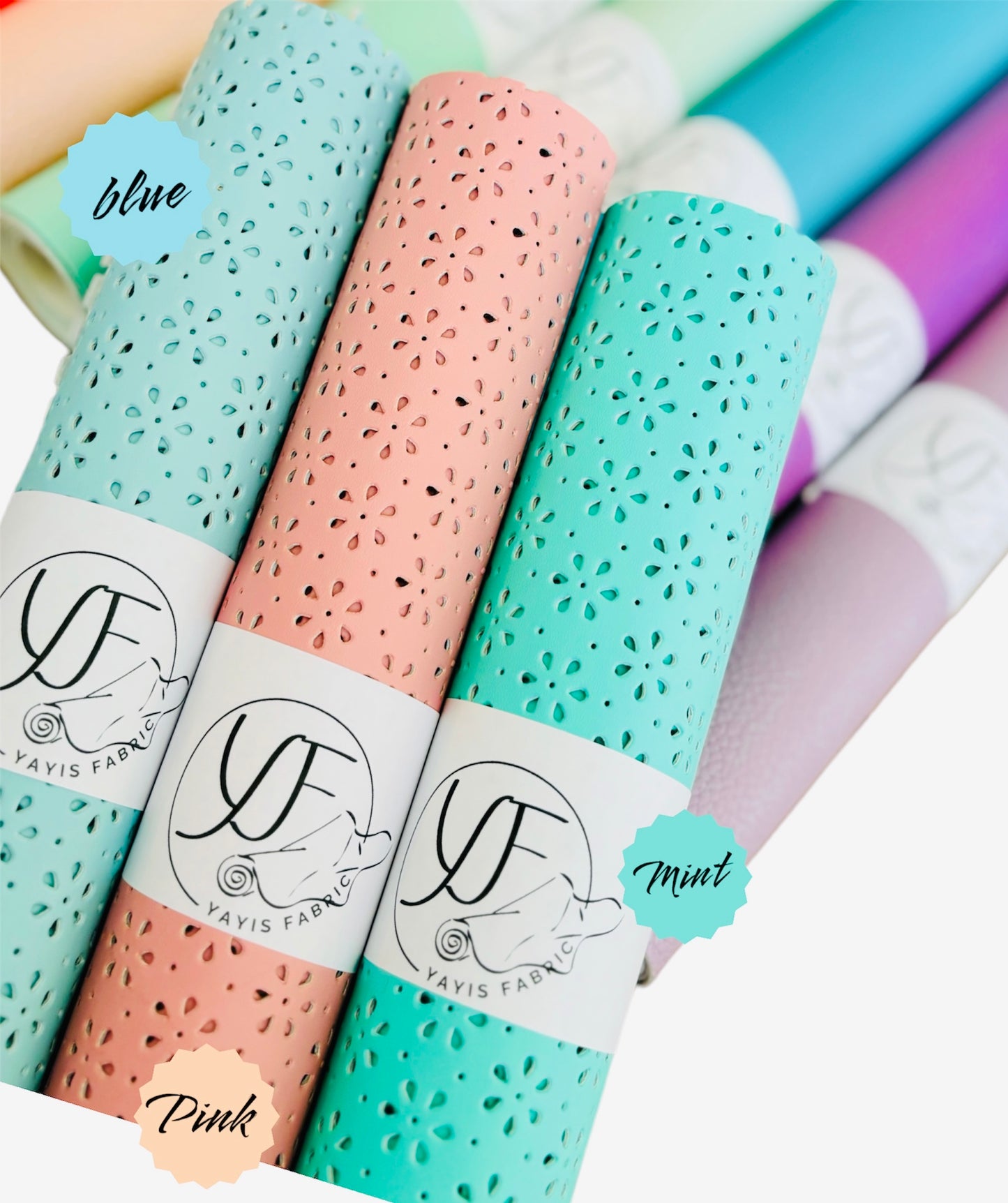 patterned vinyl/papel picado