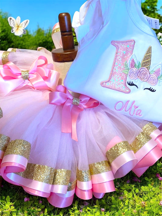 ✨ Unicorn Custom Handmade Tutu Set ✨