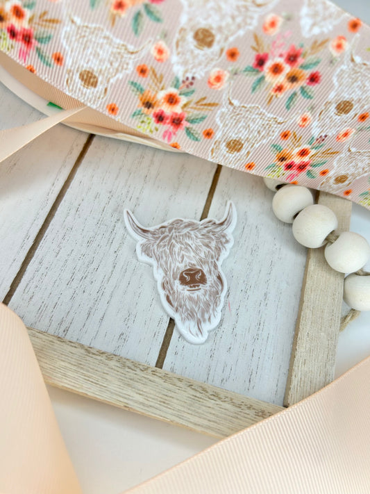 2" print grosgrain ribbon-